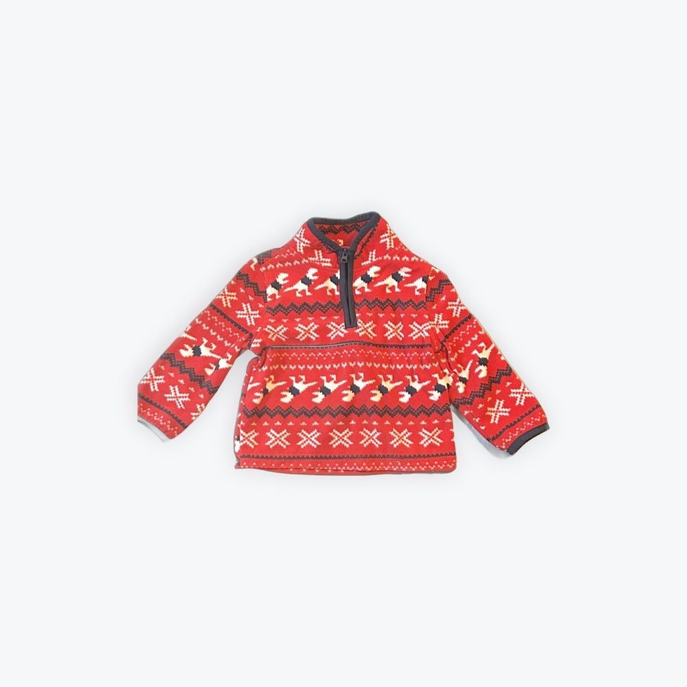 Preloved OshKosh Boys Dino MicoFleece Size 18 months